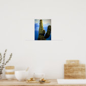 Saguaro Cactus High Briefkaart Poster (Keuken)