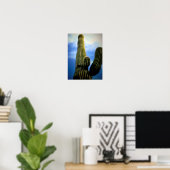Saguaro Cactus High  Postcard Poster (Thuiskantoor)