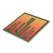 Saguaro Cactus Home Decor Tegel Tegeltje (Zijkant)