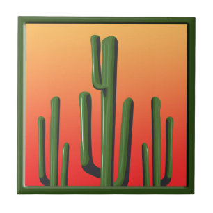 Saguaro Cactus Home Decor Tile Tegeltje