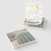 Saguaro Cactus in Arizona, onderzetter van vierkan (Zijkant)