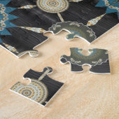 Saguaro Cactus Mandala Array Puzzle Legpuzzel (Zijkant)
