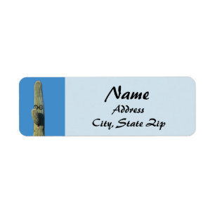 Saguaro Cactus met Glasses Humoureus Southwest Etiket