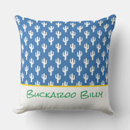 Saguaro Cactus Moderne Woestijn NAAM Zuidwest Fun Kussen