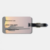 Saguaro Cactus op Sunset Bagagelabel (Achterkant horizontaal)