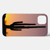 Saguaro Cactus op Sunset Case-Mate iPhone Case (Achterkant (horizontaal))