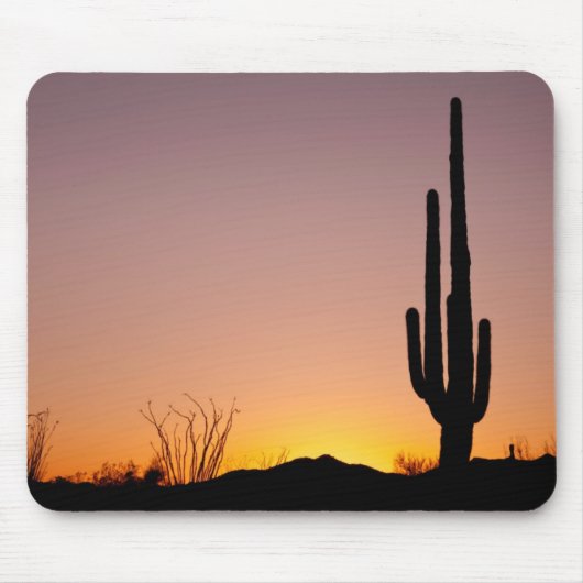 Saguaro Cactus op Sunset Muismat (Voorkant)