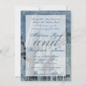 Saguaro Cactus Palm Trees Arizona Wedding Invites Kaart (Achterkant)