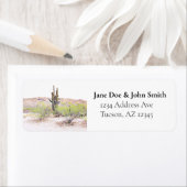 Saguaro Cactus Return Address Labels (Insitu)