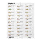 Saguaro Cactus Return Address Labels (Full Sheet)
