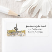 Saguaro Cactus Return Address Labels (Insitu)
