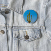 Saguaro Cactus Ronde Button 5,7 Cm (In situ)