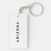 Saguaro Cactus Sleutelhanger | Dubbelzijdig (achterkant)