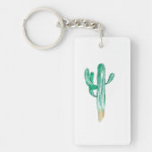 Saguaro Cactus-Sleutelhanger | dubbelzijdig Sleutelhanger (Voorkant)