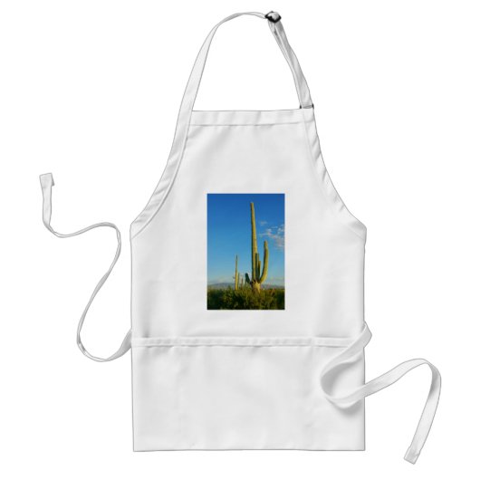Saguaro Cactus Standaard Schort (Voorkant)