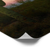 Saguaro Cactus Sunset Arizona Poster (Hoek)