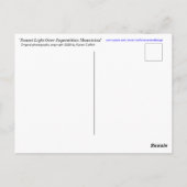 Saguaro Cactus Superstis Mountain Sunset Clouds Briefkaart (Achterkant)