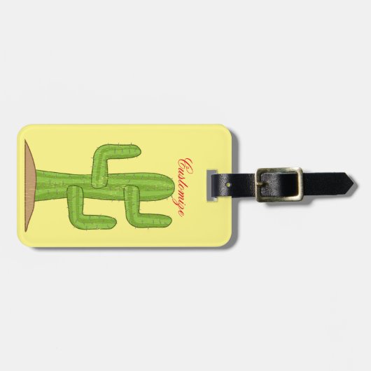 Saguaro Cactus Thunder_Cove Bagagelabel (Voorkant horizontaal)