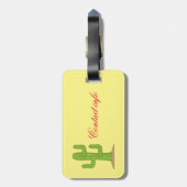 Saguaro Cactus Thunder_Cove Bagagelabel (Achterkant verticaal)