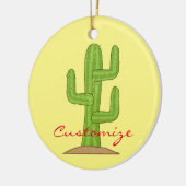 Saguaro Cactus Thunder_Cove Keramisch Ornament (Links)