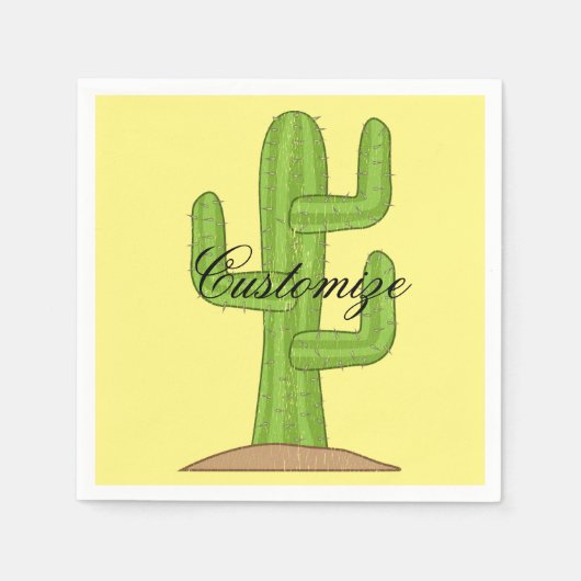 Saguaro Cactus Thunder_Cove Servet (Voorkant)