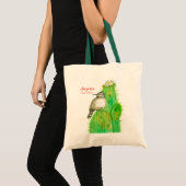 Saguaro Cactus Wren Arizona State Bird Tote Bag (Voorkant (product))