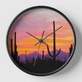 Saguaro Cactusbos bij zonsondergang (Voorkant)
