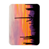Saguaro Cactusbos bij zonsondergang Magneet (Verticaal)