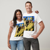 Saguaro Cactussen, Cactus Planten T-shirt (Unisex)