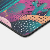 Saguaro cactussen in landschap gestippelde achterg bureaumat (Hoek)