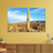 Saguaro Canvas Afdruk (Insitu (Woonkamer))