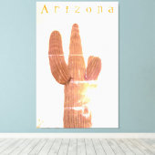 Saguaro Canvas Afdruk (Insitu (Houten vloer))
