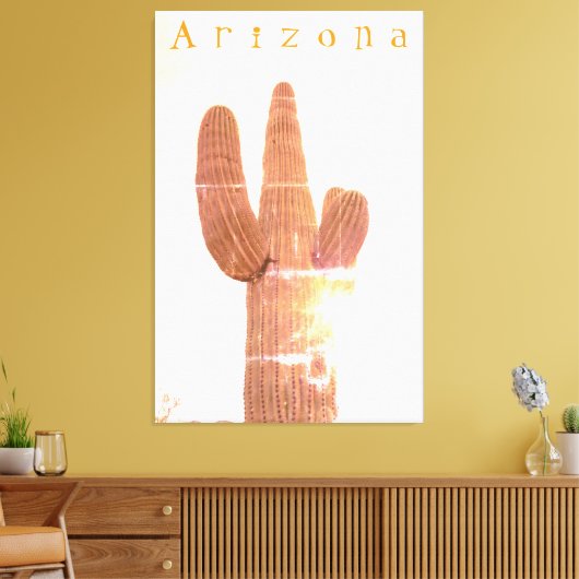 Saguaro Canvas Afdruk (Insitu (Woonkamer))