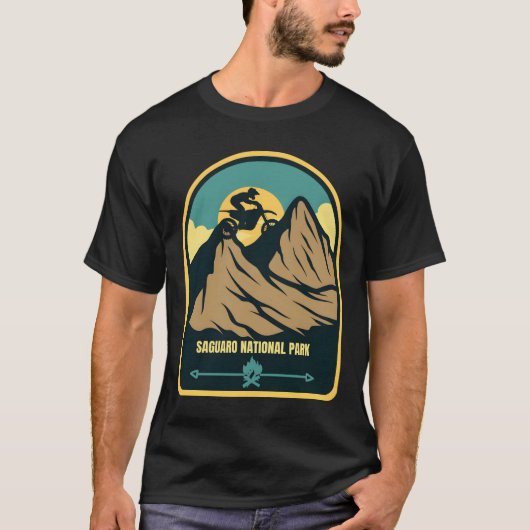 Saguaro � de eindeloze horizon van Australië T-shirt (Voorkant)