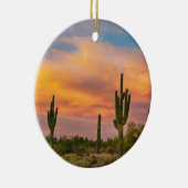Saguaro Desert Life Keramisch Ornament (Rechts)