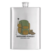Saguaro Forest National Park Backpack Flacon (Voorkant)