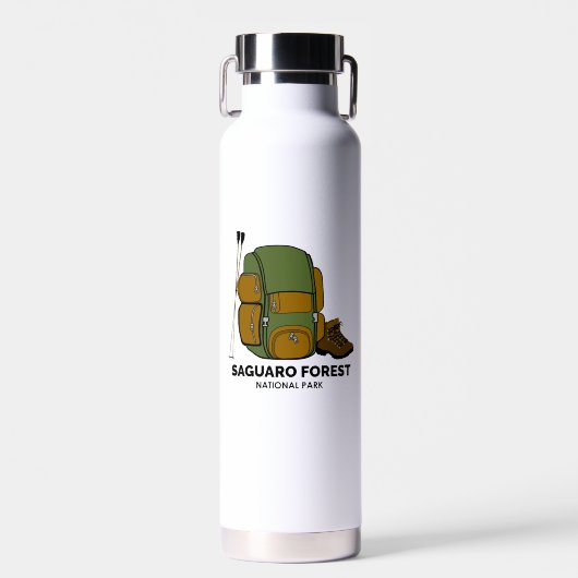 Saguaro Forest National Park Backpack Waterfles (Voorkant)