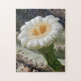 Saguaro in Bloom Puzzle, 11" x 14", 252 pieces Legpuzzel