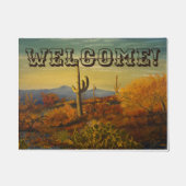 Saguaro in de Arizona-woestijn, door Gary Poling Deurmat (Voorkant)