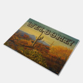 Saguaro in de Arizona-woestijn, door Gary Poling Deurmat (Schuin)