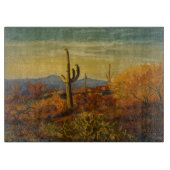 Saguaro in de Arizona-woestijn, door Gary Poling Snijplank (Voorkant)