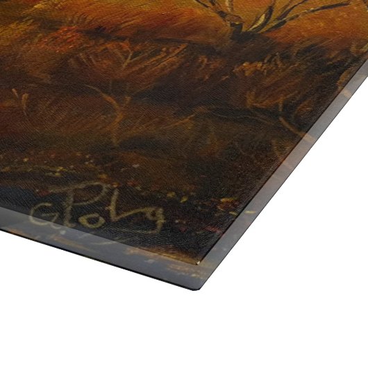 Saguaro in de Arizona-woestijn, door Gary Poling Snijplank (Hoek)