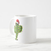 Saguaro-kerstlampjes Koffiemok (Voorkant links)