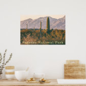 Saguaro Landschap Poster (Keuken)