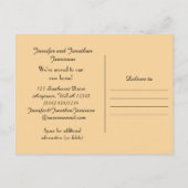 Saguaro met Sun Star, nieuwe adres aankondiging (Achterkant)