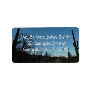 Saguaro Morning in het Nationaal Park Saguaro Etiket