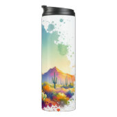 Saguaro Nationaal Park Arizona Giant Cactus Thermosbeker (Geroteerd rechts)