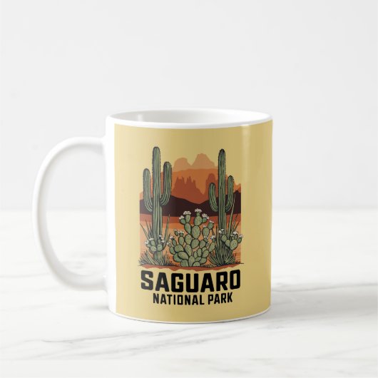 Saguaro Nationaal Park Cactus Koffiemok (Links)