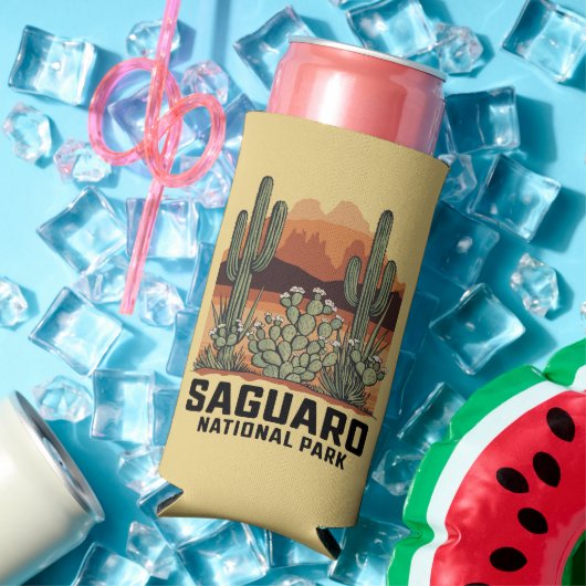 Saguaro Nationaal Park Cactus Seltzer Blikjeskoeler (Insitu Zomer)