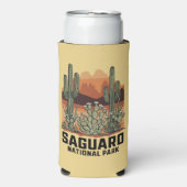 Saguaro Nationaal Park Cactus Seltzer Blikjeskoeler (Seltzer Voorkant)